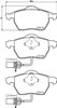 Колодки гальмівні передні, дискові 8DB355010731 HELLA