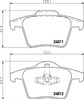 Комплект задніх колодок 8DB355010801 HELLA