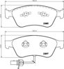 Колодки передні 8DB355011021 HELLA