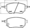 Колодки передні 8DB355011101 HELLA