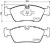 Колодки гальмівні дискові комплект 8DB355011281 HELLA