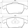 Колодки гальмівні дискові комплект 8DB355011811 HELLA