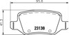 Задні колодки 8DB355012131 HELLA