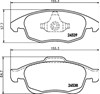 Колодки гальмівні передні, дискові 8DB355013341 HELLA