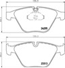 Колодки гальмівні дискові комплект 8DB355013931 HELLA