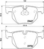 Задні колодки 8DB355013941 HELLA