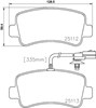 Колодки на гальмо задній дисковий 8DB355015301 HELLA