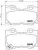 Колодки на гальмо задній дисковий 8DB355015421 HELLA