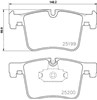 Колодки гальмівні передні, дискові 8DB355015781 HELLA