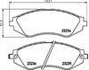 Колодки гальмівні дискові комплект 8DB355017141 HELLA