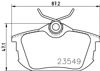 Задні гальмівні колодки 8DB355018271 HELLA