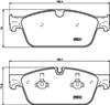 Колодки гальмівні передні, дискові 8DB355020141 HELLA