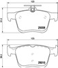 Задні колодки 8DB355020271 HELLA