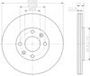 Диск гальмівний передній 8DD355102051 HELLA
