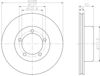 Гальмо дискове переднє 8DD355103161 HELLA