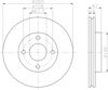 Гальмо дискове переднє 8DD355103371 HELLA