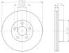 Гальмо дискове переднє 8DD355105321 HELLA