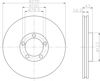 Гальмо дискове переднє 8DD355105641 HELLA