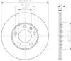 Гальмо дискове переднє 8DD355107651 HELLA