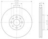 Диск гальмівний передній 8DD355107831 HELLA