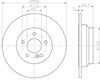 Дискові гальма 8DD355108841 HELLA