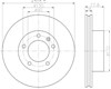 Ротор гальмівний 8DD355108931 HELLA