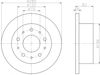 Диск гальмівний задній 8DD355108981 HELLA