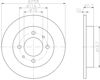 Диск гальмівний задній 8DD355109061 HELLA