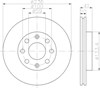 Ротор гальмівний 8DD355111341 HELLA