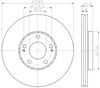 Ротор гальмівний 8DD355111571 HELLA