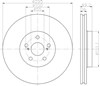 Гальмо дискове переднє 8DD355111651 HELLA