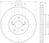 Гальмо дискове переднє 8DD355111681 HELLA