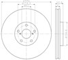 Гальмо дискове переднє 8DD355112861 HELLA