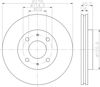 Диск гальмівний передній 8DD355112951 HELLA