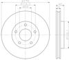 Гальмо дискове переднє 8DD355116241 HELLA