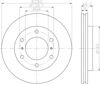 Гальмо дискове переднє 8DD355119071 HELLA