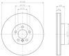 Гальмо дискове переднє 8DD355119271 HELLA