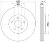 Диск переднього гальма 8DD355122411 HELLA