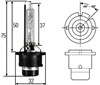 Лампочка ксеноновая 8GS007949261 HELLA