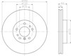 Диск гальмівний передній BMW X5