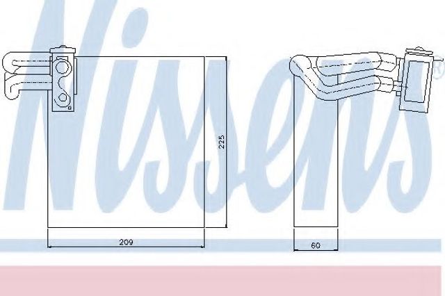 Випарник 92188 NISSENS