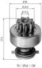 Редуктор стартера 940113020114 MAGNETI MARELLI