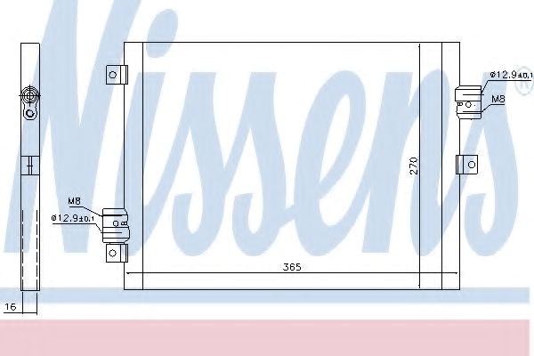 Конденсатор 940190 NISSENS