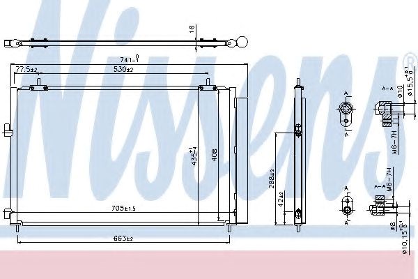 Конденсер Тойота Рав 4 4