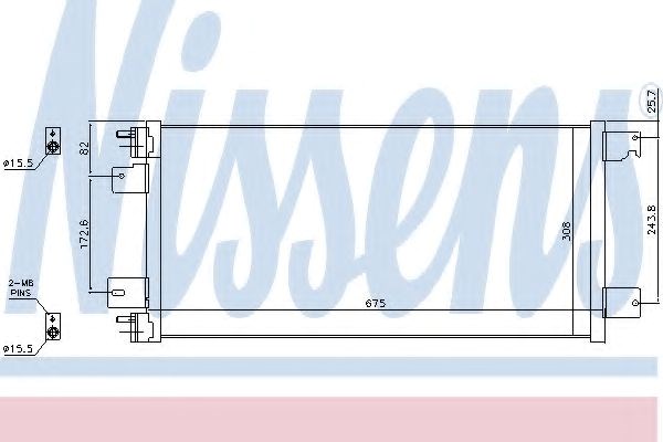 Конденсер 940701 NISSENS