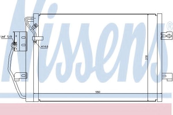 Конденсатор кондиціонера 94373 NISSENS