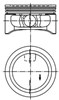 Поршень в зборі 94912600 KOLBENSCHMIDT