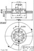 Гальмо дискове переднє 9574521 BREMBO