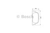 Задні колодки 986424730 BOSCH