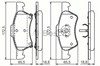 Колодки гальмівні дискові комплект 986424765 BOSCH